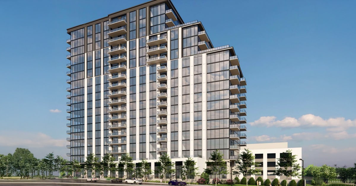 Exterior of Elyse Buckhead to rise