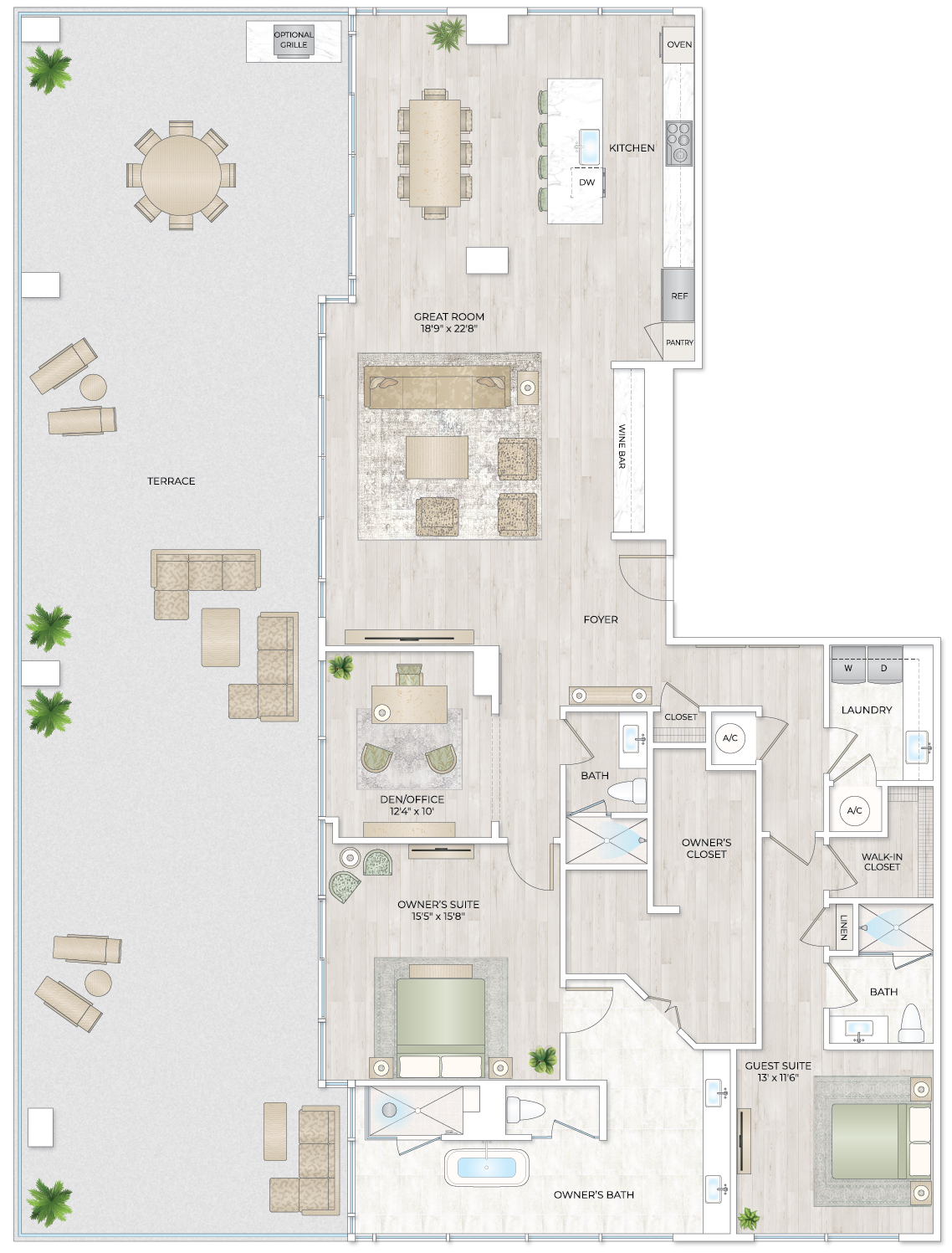 Solana Bay Residences Miami - Penthouse 9 - Floorplan Image