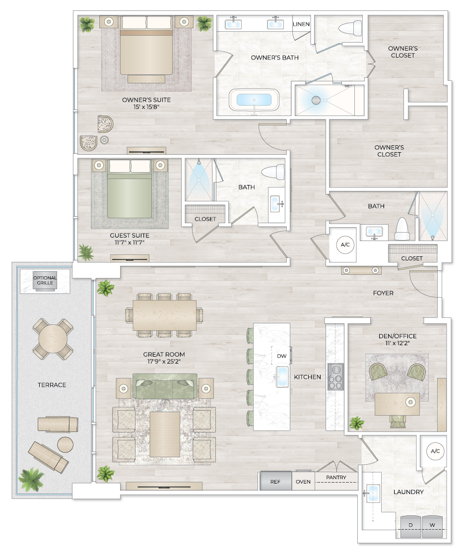 Solana Bay Residences Miami - Landmark 5 - Floorplan Image